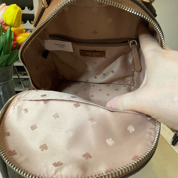 *COA* Kate Spade Jackson Warm Gingerbread Leather Backpack (Medium) - Picture 6 of 16